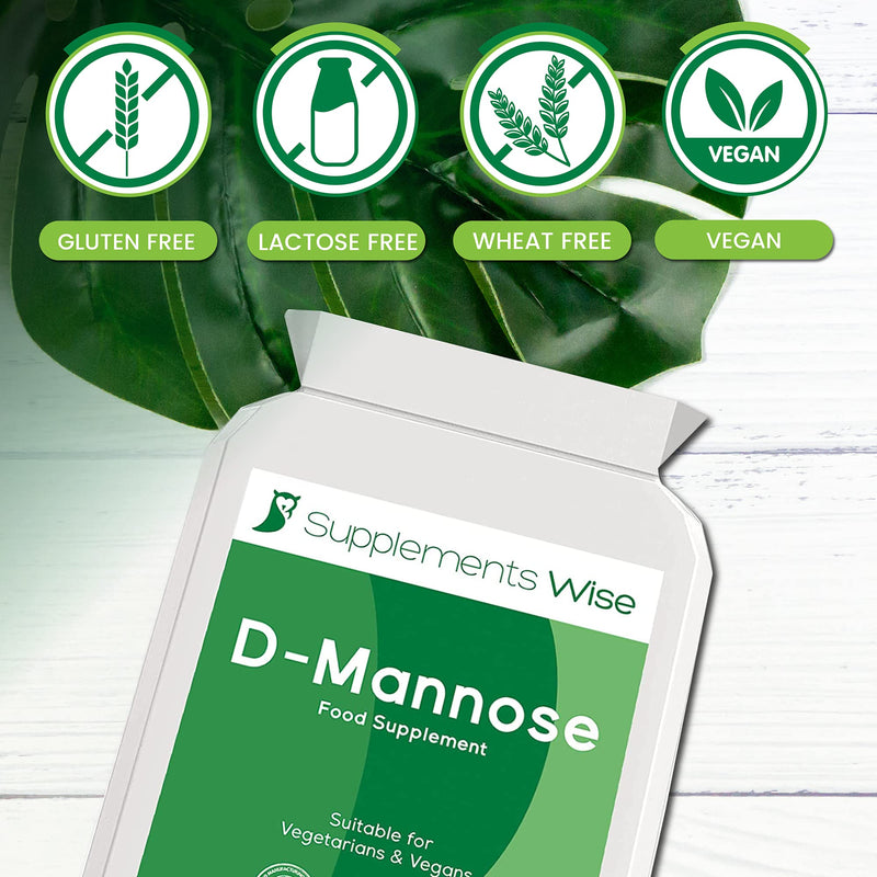 D-Mannose Capsules - 500mg x 90 - Cystitis Treatment for Women - UTI Prevention - D Mannose Tablets for Urinary Infections - Relief and Support for Bladder Pain or Kidney Problems - 1500mg Per Serving - BeesActive Australia