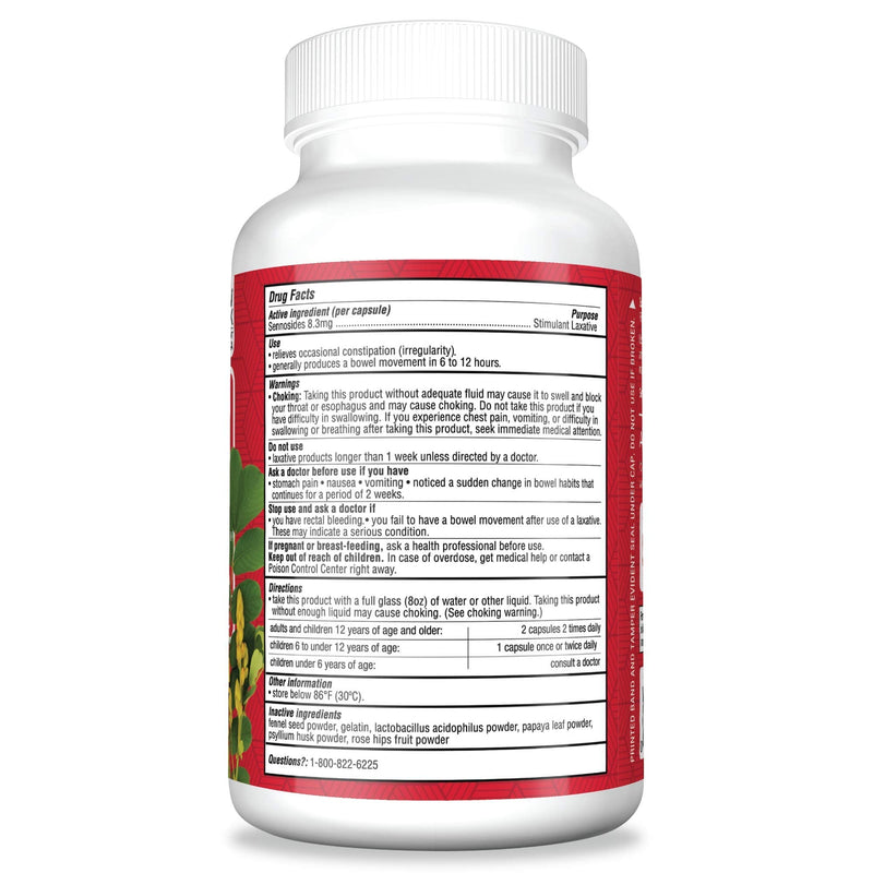 Health Plus 10 Day Super Colon Cleanse -Detox -Laxative | 120 Capsules, 60 servings - BeesActive Australia