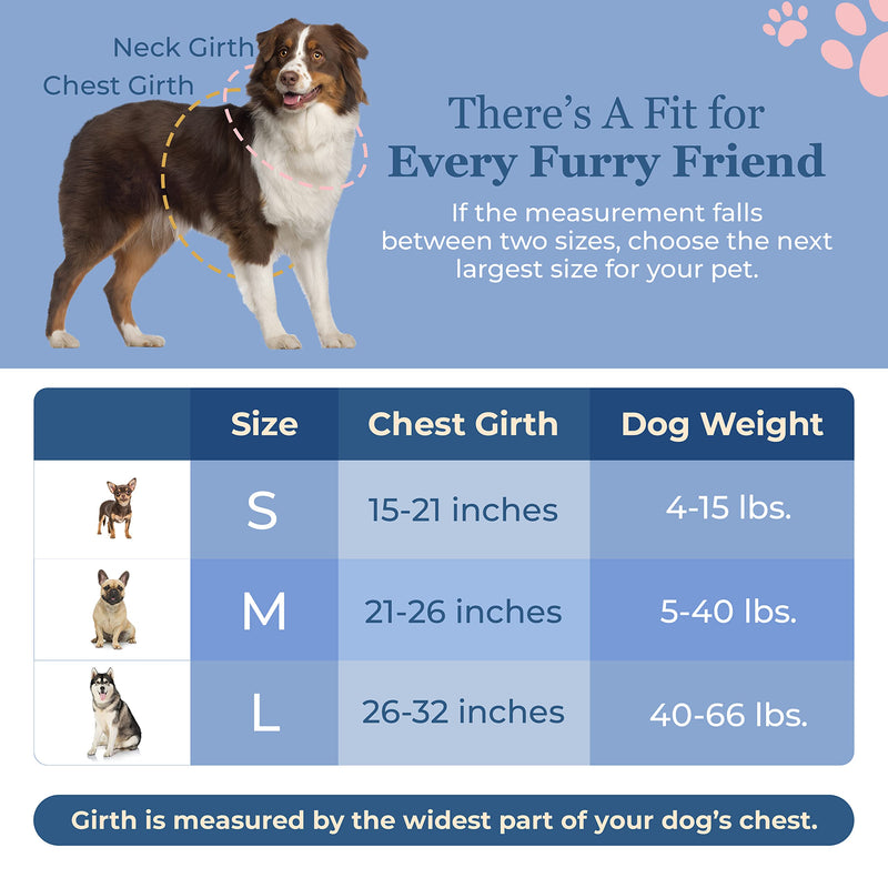 Crown Koni Dog Harness Padded Dog Halter - 11in Lightweight for Walking Large and Medium Canines, Double-Stitched Durable Nylon, Protective Pet Accessory for Your Buddy, Easy to Use Blue Small - BeesActive Australia