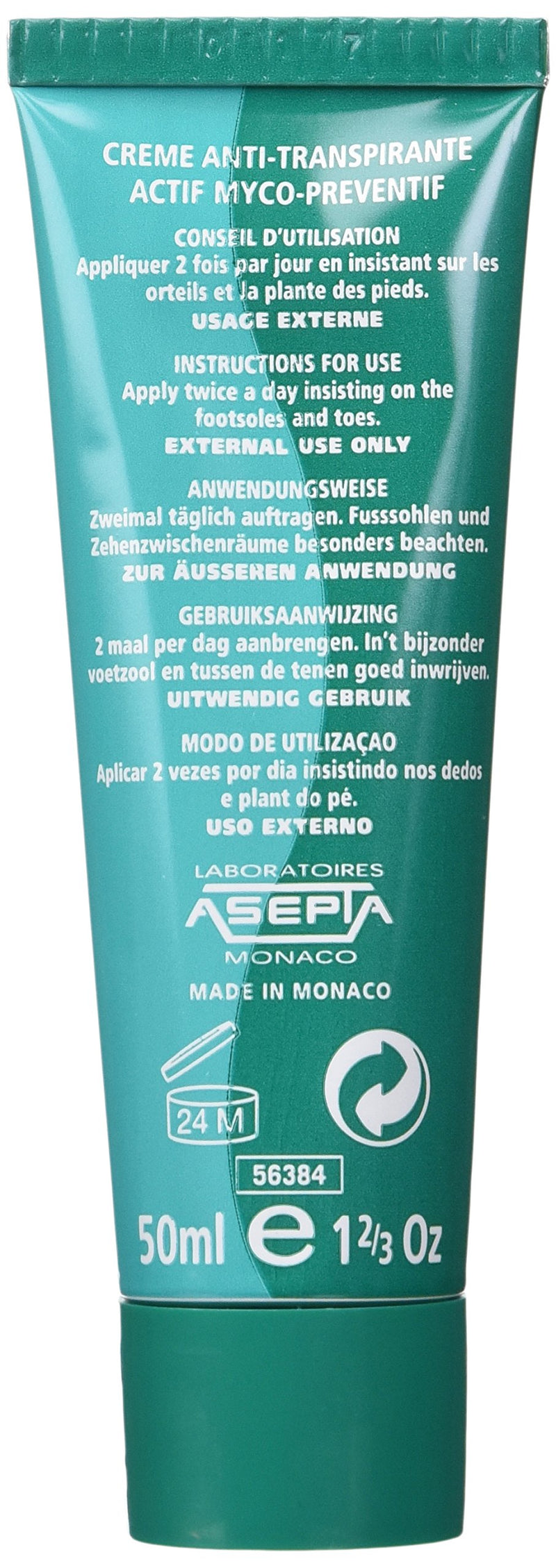 Fresh Foot Cream for Perspiration and Odor Tube, 1.33 Ounce - BeesActive Australia