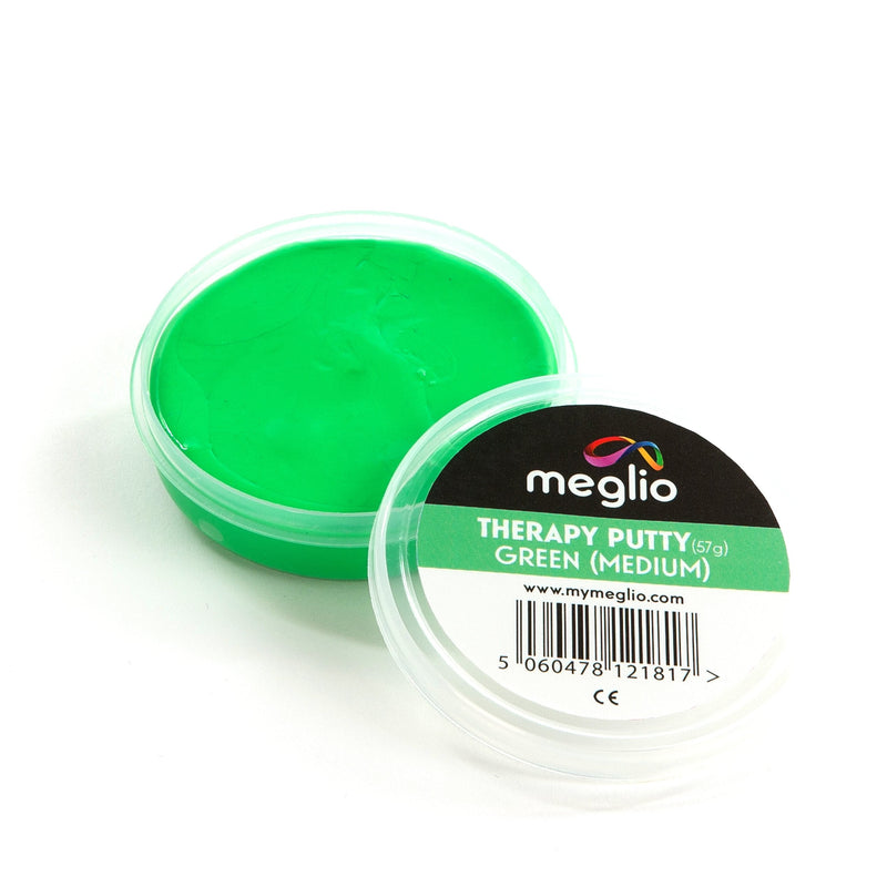 Meglio Therapy Hand Putty 57g, Clinical Grade putty for Hand Exercises, Helps Recovery and Rehabilitation, Strength Training and Stress Relief, Variable Resistances - Extra Light, Light, Medium & Firm - BeesActive Australia
