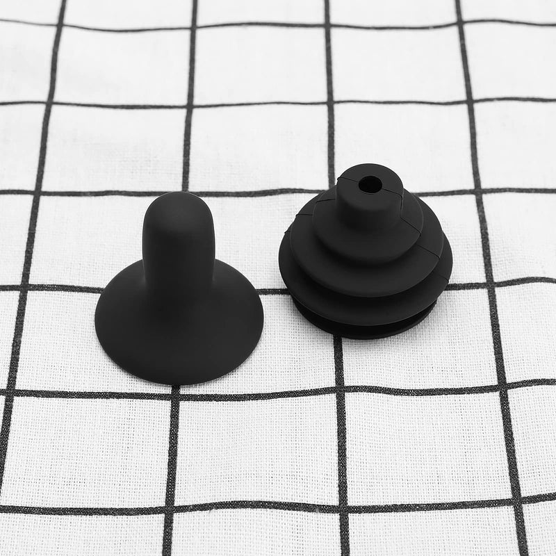 2Pcs Joystick Knob Joystick Gaiter Rubber Joystick Controller Knob Dust Cover Set Accessories for Electric Wheelchairs Black - BeesActive Australia