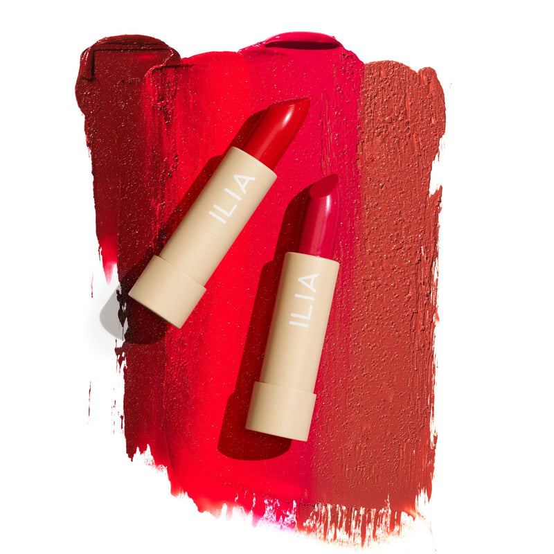 ILIA - Natural Color Block High Impact Lipstick | Non-Toxic, Vegan, Cruelty-Free, Clean Makeup (Grenadine (Coral Red)) - BeesActive Australia