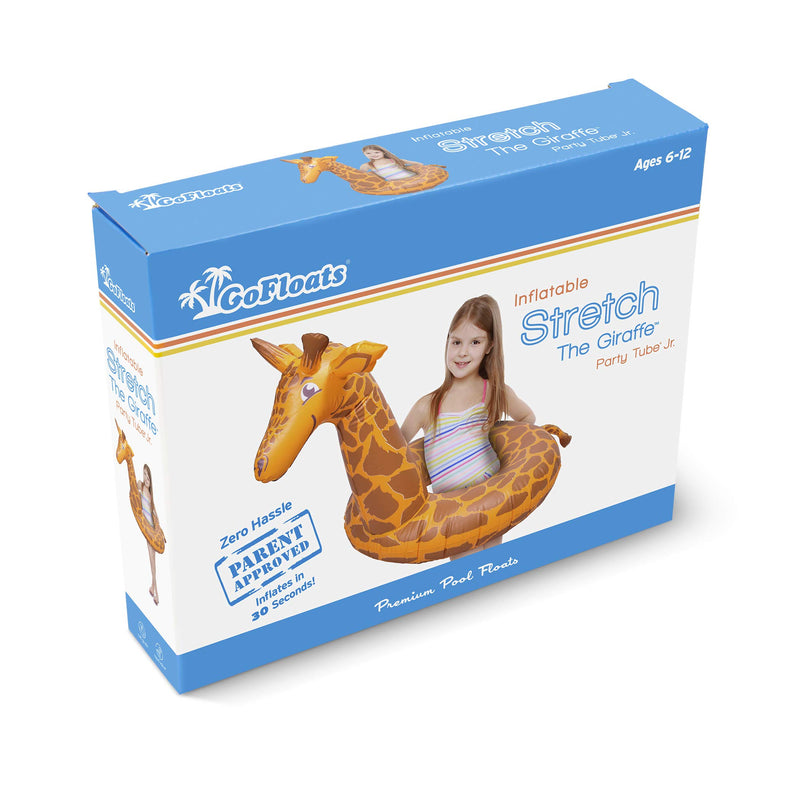 [AUSTRALIA] - GoFloats Stretch the Giraffe Party Tube Inflatable Raft Party Tube Jr 