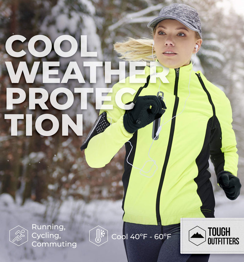 Running Gloves with Touch Screen - Winter Glove Liners for Texting, Cycling - Thin & Lightweight Cold Weather Thermal Gloves X-Large - BeesActive Australia