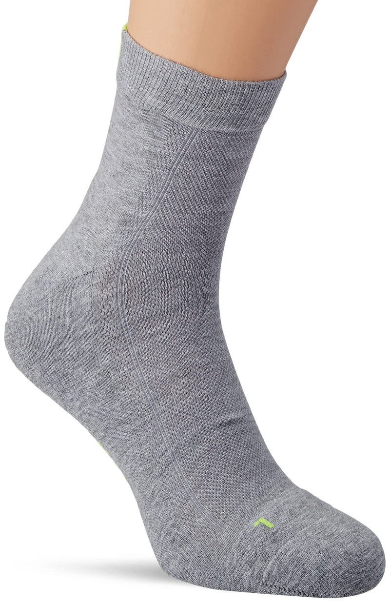 FALKE Unisex-Adult Cool Kick Short Socks, Breathable Quick Dry, More Colors, 1 Pair 12.5-13.5 Grey (Light Grey 3400) - BeesActive Australia