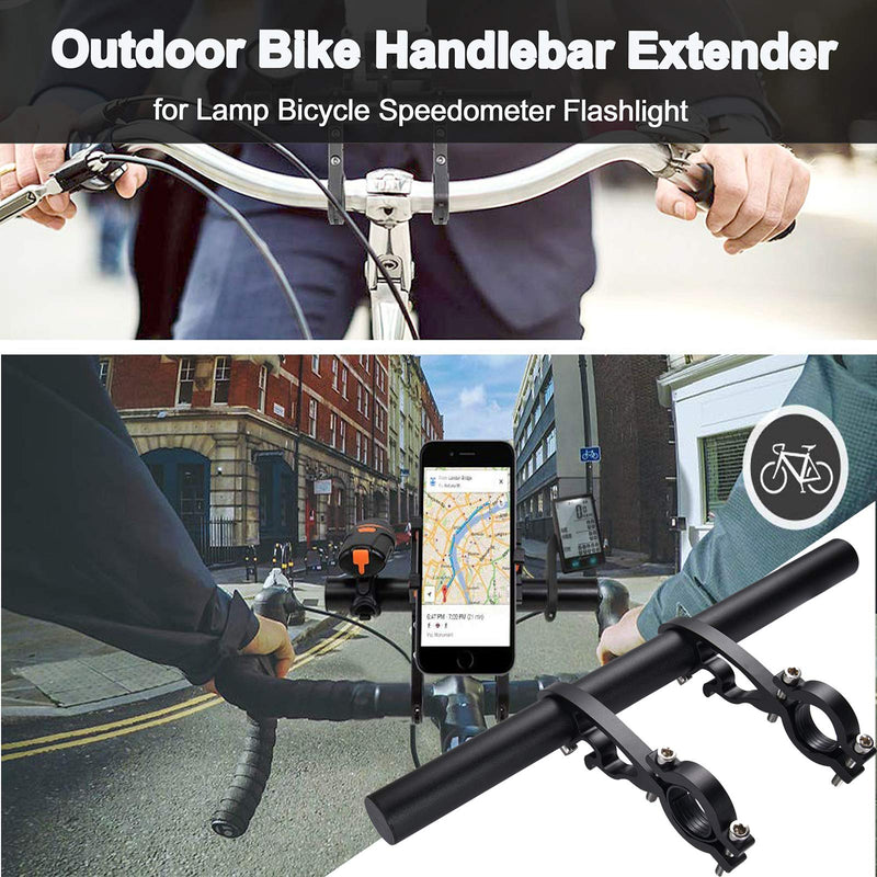 Yizhet Bike Handlebar Extender, Bicycle Handlebar Extension Lightweight Durable Double Bike Handlebar Bracket for Holding Bicycle Speedometer, GPS, Phone Mount Holder - BeesActive Australia