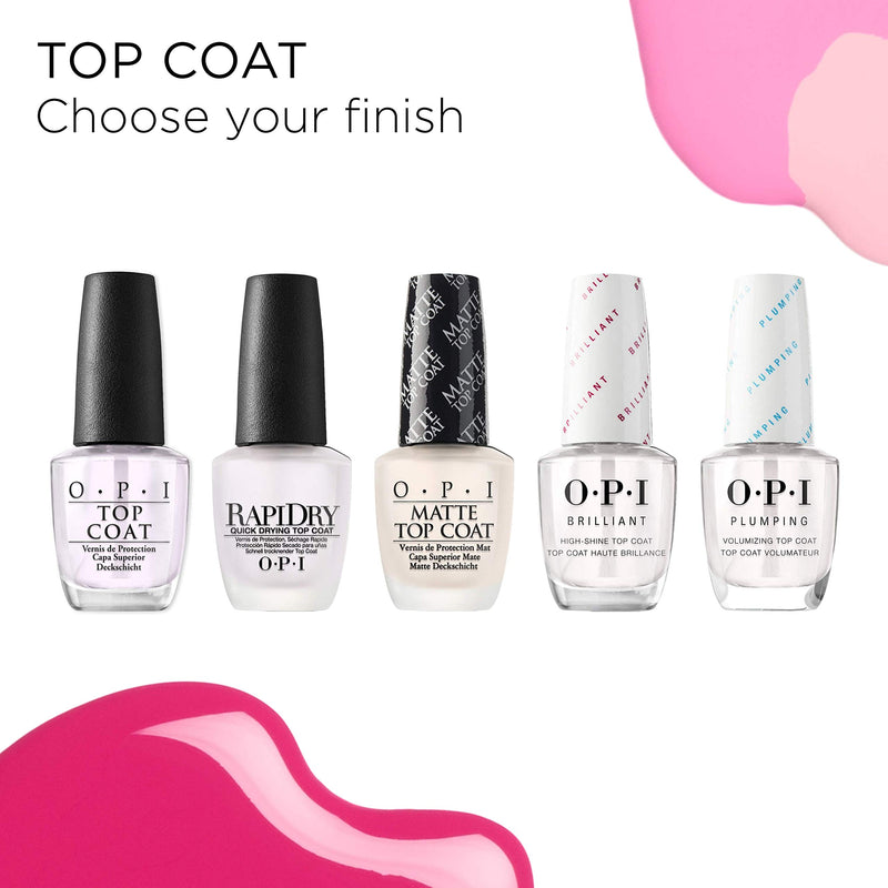 OPI Nail Polish Top Coats, Top Coats for High Shine Gloss Protection or Matte Finish Nails Top Coat, Protective High-Gloss Shine - BeesActive Australia