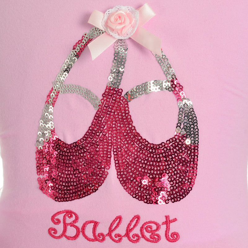 [AUSTRALIA] - Dressy Daisy Girls' Sequined Ballerina Shoe Ballet Tutus Fairy Dance Costumes Pink 5-6 