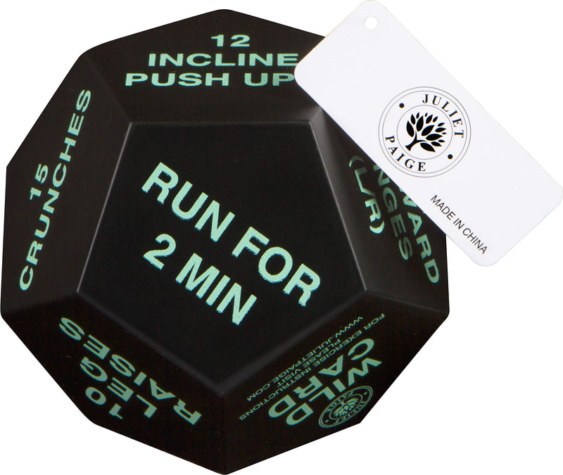 Juliet Paige Exercise Dice for Home Fitness, Workouts, WOD, Cardio, HIIT, and Sports Green, White, and Red - BeesActive Australia