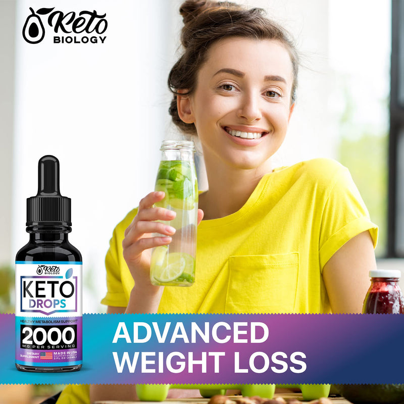 Keto Diet Drops with BHB Exogenous Ketones - Made in USA - Fat Burner & Appetite Suppressant - Natural Keto Liquid - Keto Weight Loss - BeesActive Australia