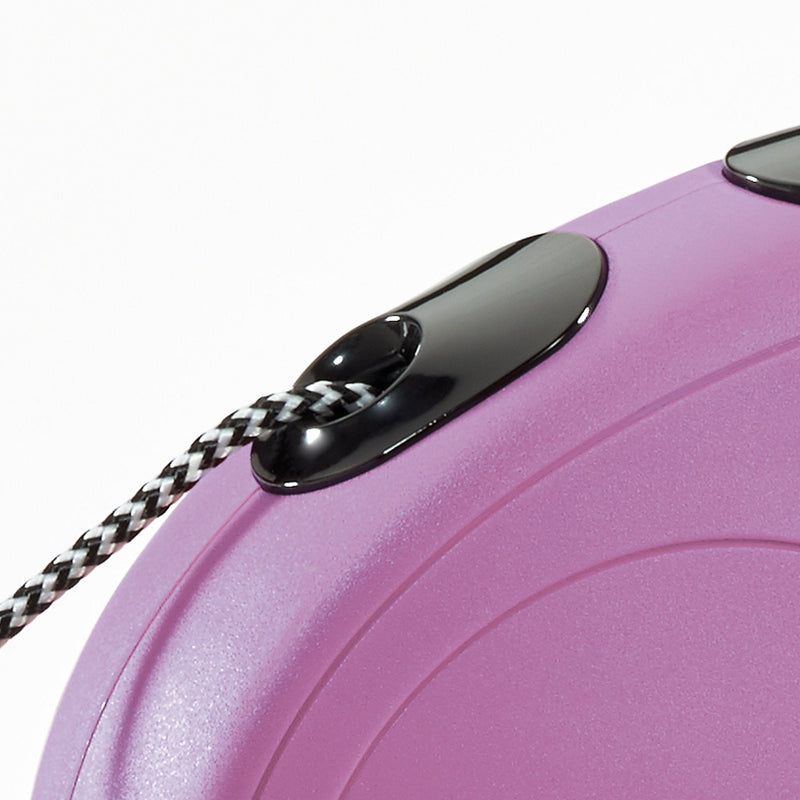 FLEXI New Classic Retractable Dog Leash (Cord), 26 ft, Small, Pink - BeesActive Australia