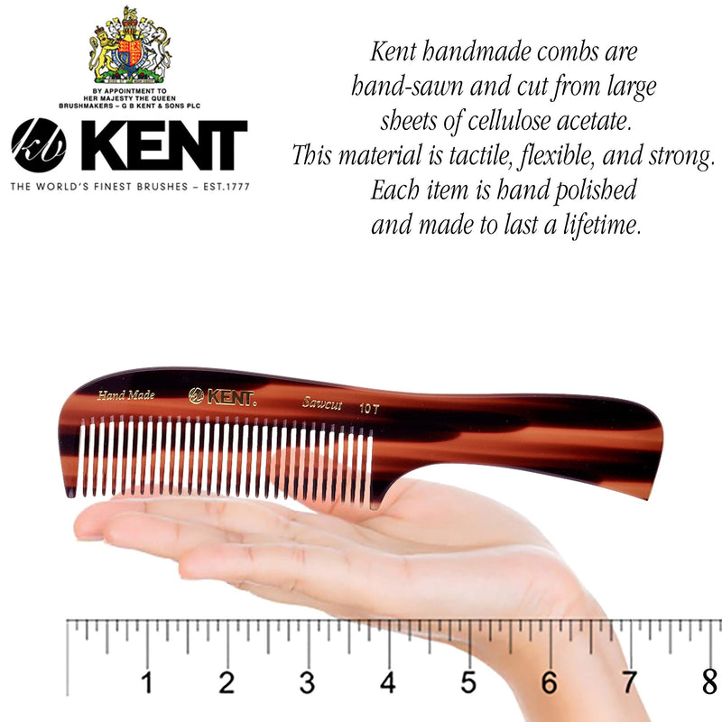 Kent 10T 205mm Large Handled Womens Rake Hair Comb (PACK OF 1) 1 Count (Pack of 1) - BeesActive Australia