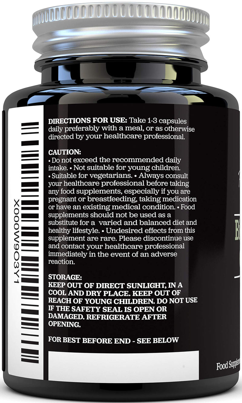Bio-Cultures Probiotics 5 Active Strains 60 Billion CFU Source Powder, 6 Times Stronger, 6 Billion Live CFUs, with Lactobacillus Acidophilus & Bifidobacterium for Adults, 60 Vegetarian Capsules - BeesActive Australia