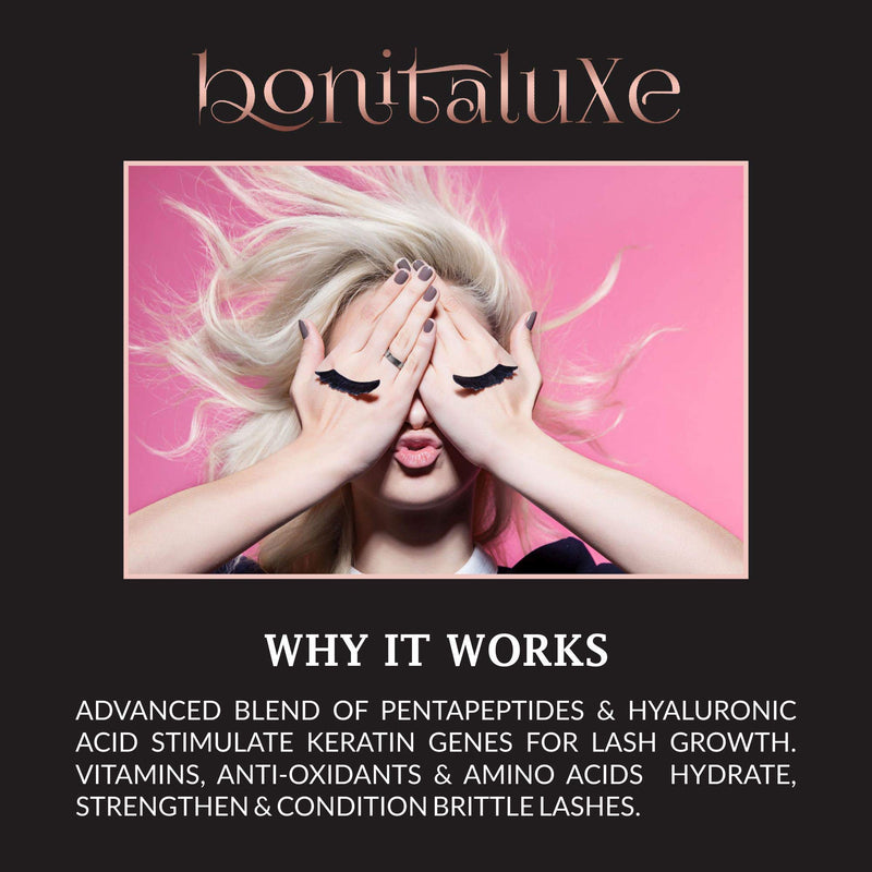 Bonitaluxe Eyelash Growth Serum For lashes and Eyebrows, Lash Enhancer & Brow Growth Serum 7.4 ml - BeesActive Australia