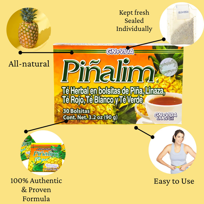 3 Boxes Te Pinalim Tea GN+Vida Tea Diet 90 Day Supply - BeesActive Australia