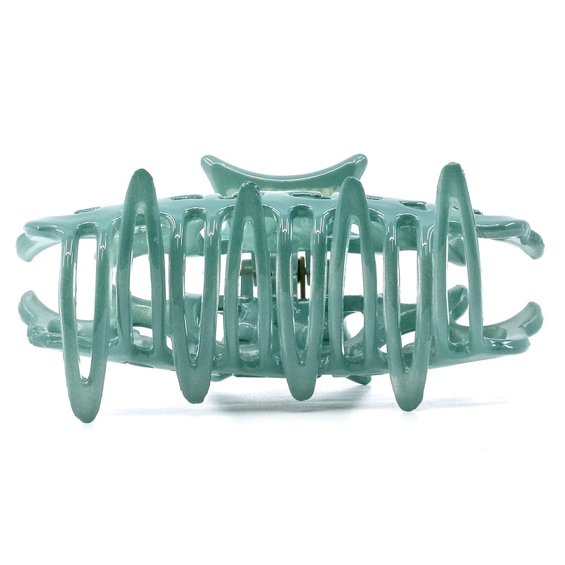 Camila Paris CP2403 French Hair Clip for Women, Large Green, Antique, Girls Hair Claw Clips Jaw Fashion Durable and Styling Hair Accessories for Women, Made in France Green 3.5" - BeesActive Australia