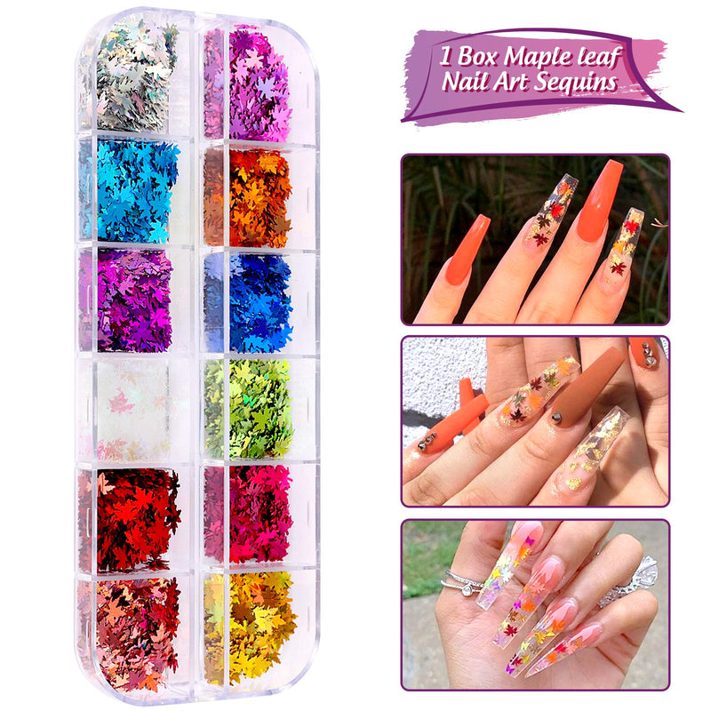 Teenitor Nail Art Decoration Set with 12 Sheets Nail Art Stickers, Nail Foil Flakes, Nail Sequins, Nail Rhinestones, Nail Tweezers, 3D Self-Adhesive Nail Stickers for Kids - BeesActive Australia