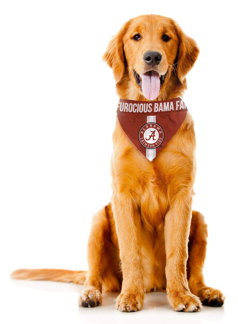 NCAA Pet Bandanna Alabama Crimson Tide X-Small - BeesActive Australia