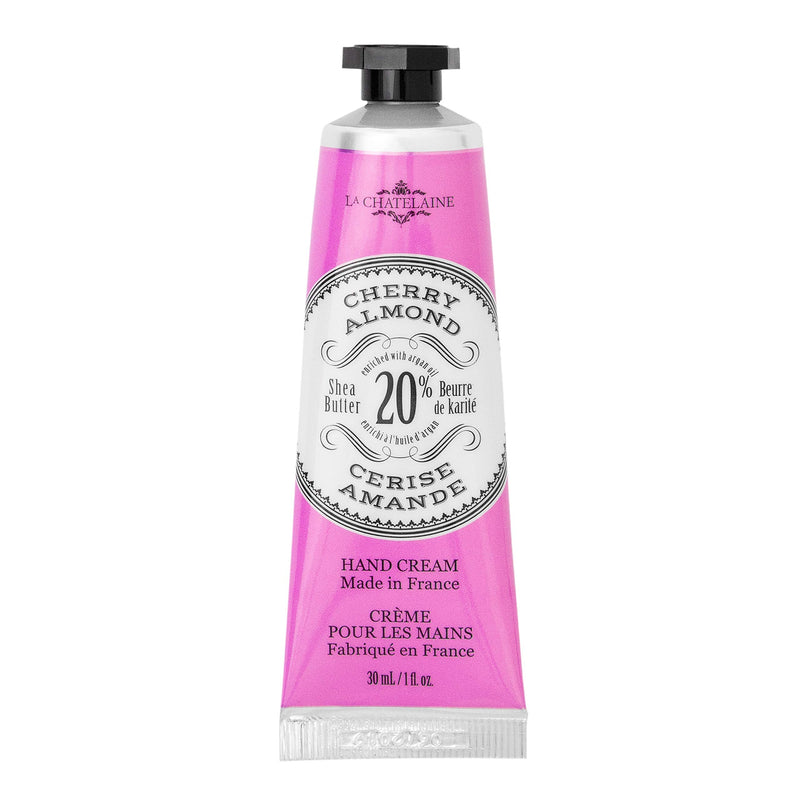 La Chatelaine Hand Cream Trio Tin Gift Set - Egglant | Natural | Made in France with 20% Organic Shea Butter | Nourishing and Moisturizing | 3 x 1 fl. oz (Cherry Almond, Wild Fig, & Gardenia) Eggplant Trio 1 Fl Oz (Pack of 3) - BeesActive Australia