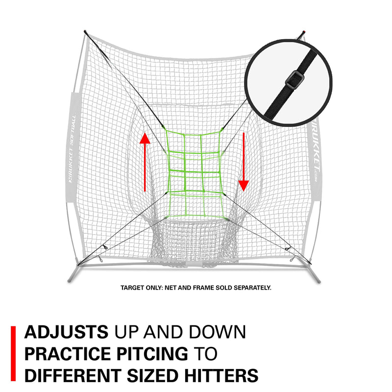 Rukket Baseball/Softball Adjustable Pitching Target | Practice Throwing (Adjustable Strike Zone Target) Frame and Net Sold Separately. - BeesActive Australia
