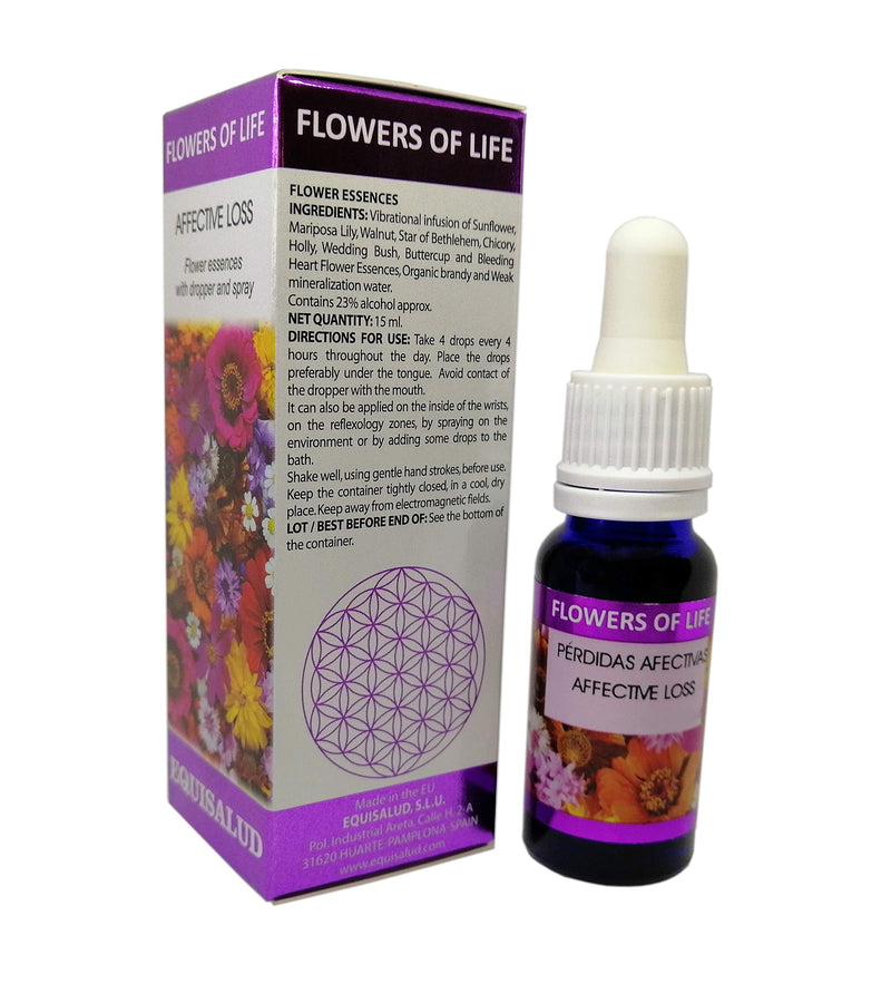 Flowers of Life - Affective Loss - Certified Organic Natural Flower Remedy 15ml Dropper and Spray - BeesActive Australia