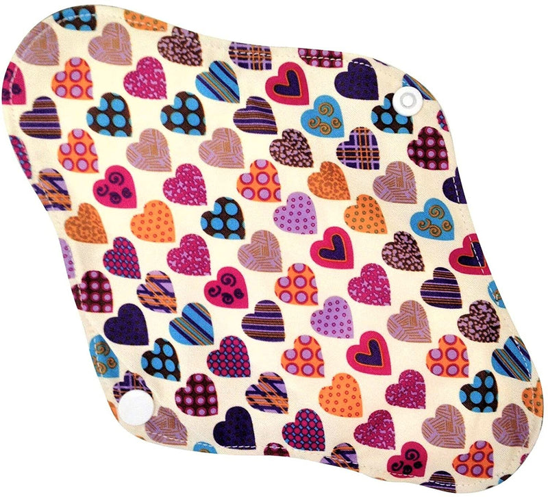 5 X Reusable Sanitary Pads Towels, ST'S Bamboo Cloth Washable Menstrual Medium to Heavy Flow ECO Friendly Panty Liner PAD Cloth - BeesActive Australia