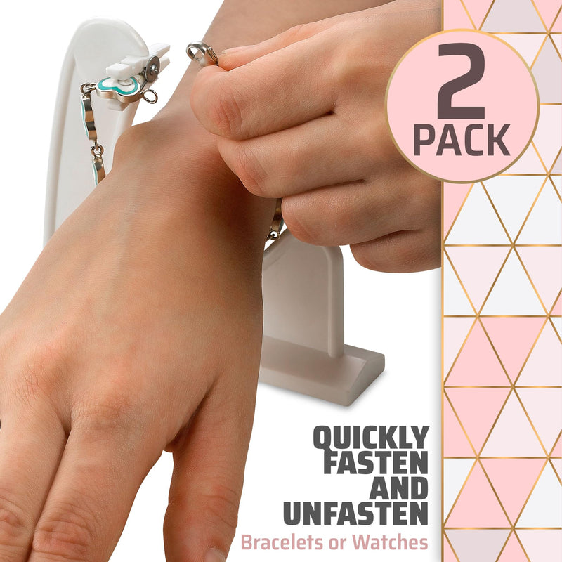 Medca Bracelet Buddy- Jewelry Helper Fastening Aid to Quickly Fasten and Unfasten Bracelets or Watches - 2 Pack - BeesActive Australia