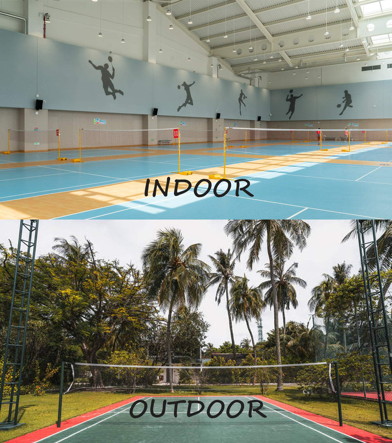 Glodwheat Badminton Net Sports Outdoor Indoor Fitness Badminton Pickleball Replacement Net for Backyard Beach Garden Schoolyard (20 FT x 2.5 FT) - BeesActive Australia
