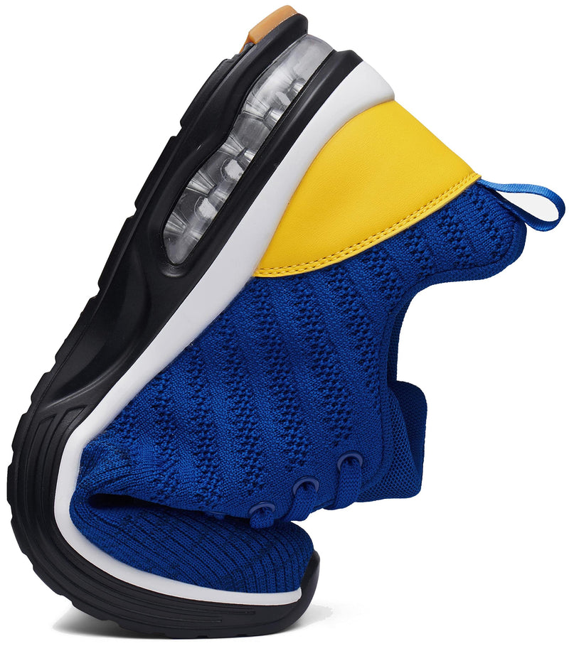 Mishansha Men's Running Walking Shoes Air Cushion Fashion Sneaker Sport Gym Jogging Tennis Shoes US Men 7.5-15 8 Dark Blue - BeesActive Australia