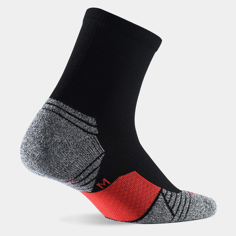 WANDER Men's Athletic Ankle Socks 6 Pairs Running Socks for Sport Low Cut Cycling Socks 6-9/10-12/12-14 6 Pairs A-black Red 12-14 - BeesActive Australia