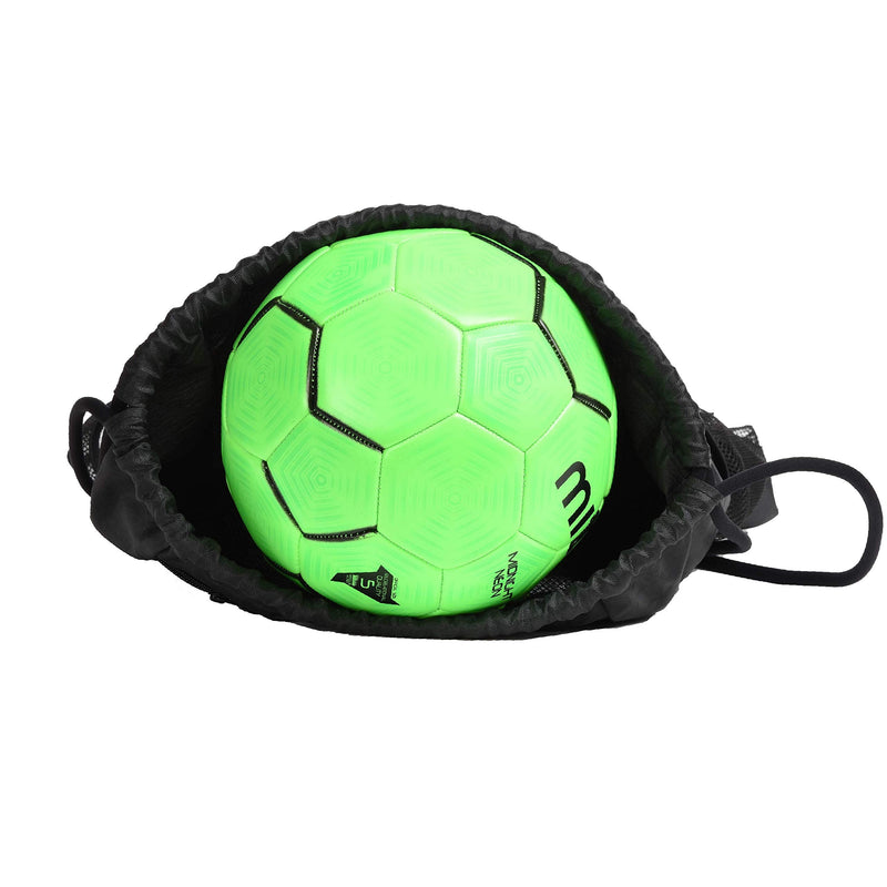 Athletico Drawstring Soccer Bag - Soccer Backpack For Boys or Girls Can Also Carry Basketball or Volleyball Black - BeesActive Australia