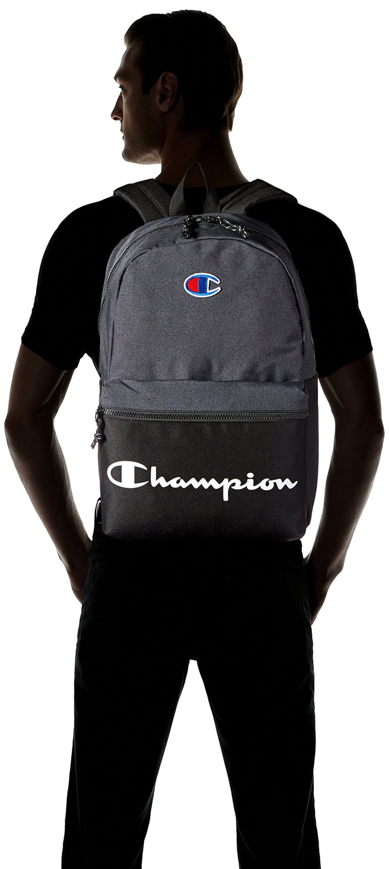 Champion Men's Manuscript Backpack, black, One size - BeesActive Australia