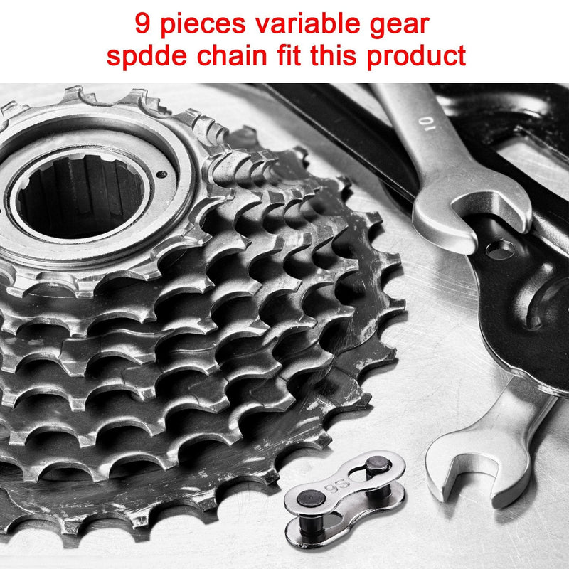 Hotop 8 Pairs Bicycle Missing Link for 6, 7, 8, 9, 10 Speed Chain, Silver, Reusable - BeesActive Australia