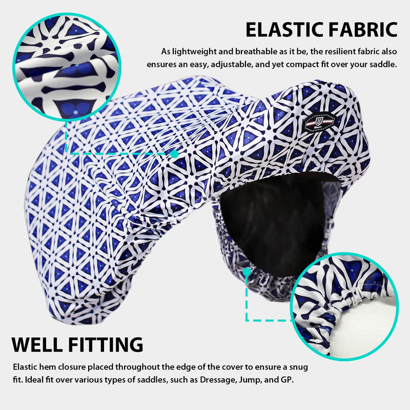 Harrison Howard Stretchy Saddle Cover GP/CC Magic Prism - BeesActive Australia