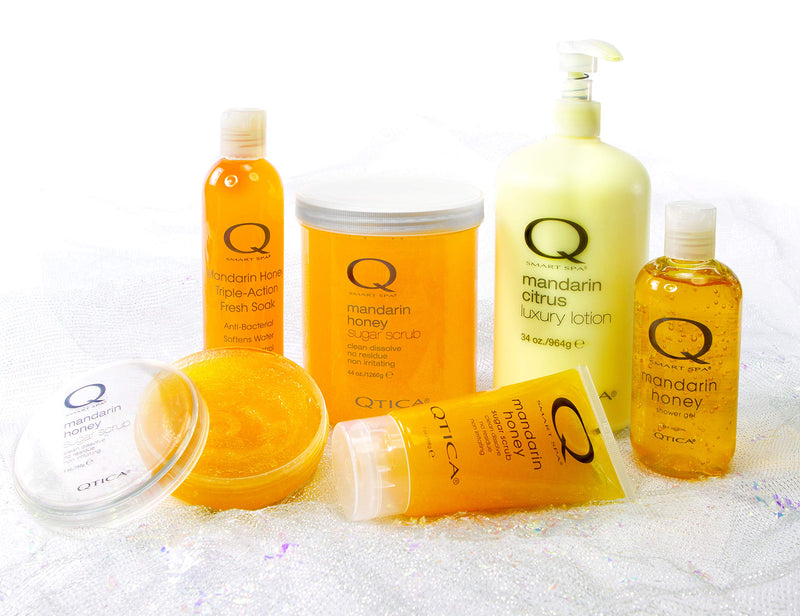 Qtica Smart Spa Sugar Scrub (Mandarin Honey, 7oz) Mandarin Honey 7 Ounce - BeesActive Australia