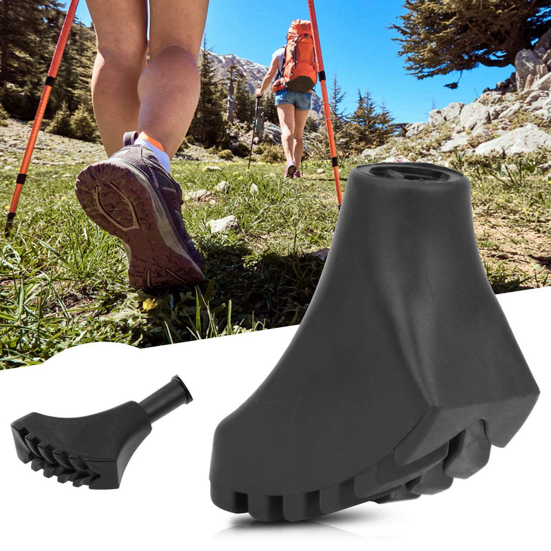 CUEA Hiking Pole Tip End Protector, Hiking Poles Pads, Easy to Install and Use Portable for Home Walking Climbing Hiking Poles - BeesActive Australia