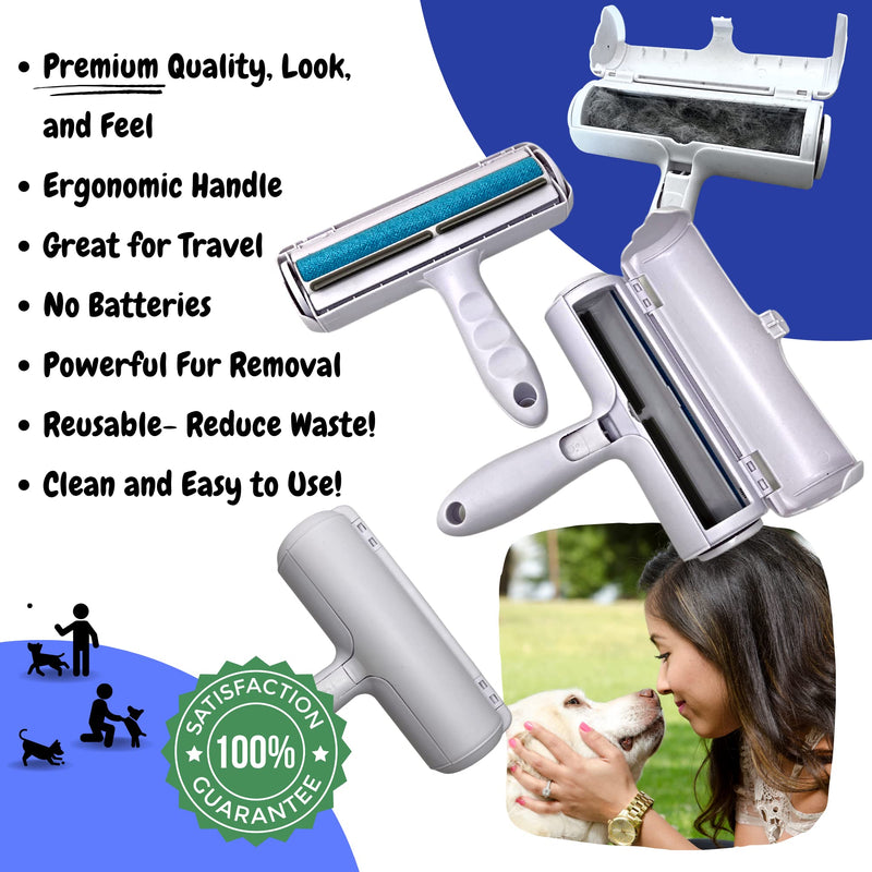 Sol Paws Pet Hair Remover for Dog, Cat, Animals- Multi-Surface Lint Roller for Pet Hair- Eco-Friendly Reusable Lint Roller- Portable- Cat and Dog Must Have - BeesActive Australia