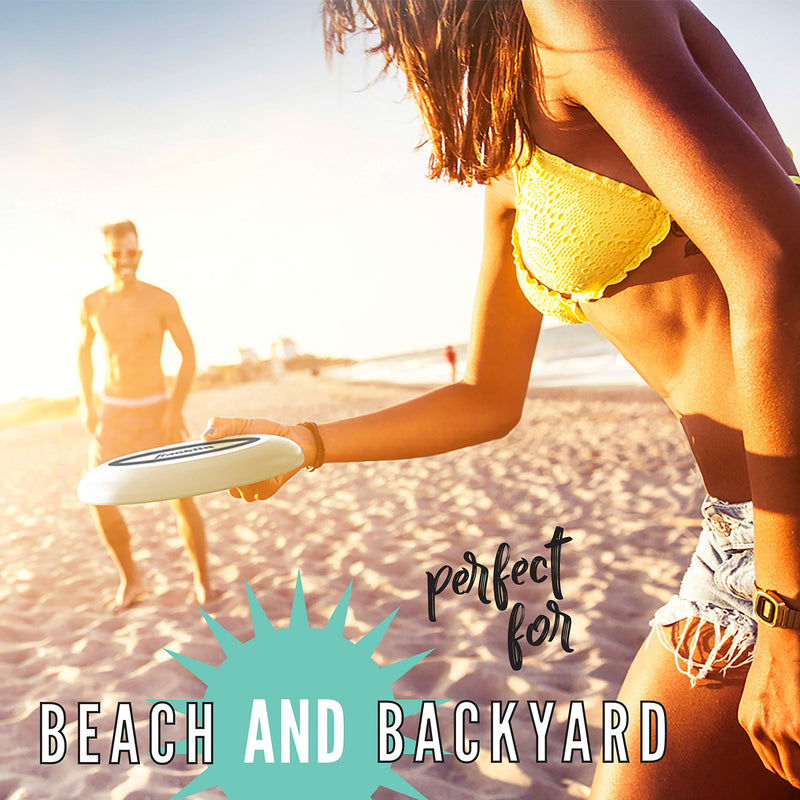 [AUSTRALIA] - Franklin Sports Flying Disc - Sport Disc for Beach, Backyard, Lawn, Park, Camping and More - 140 Gram Disc - Perfect for Dogs - Great for All Ages 