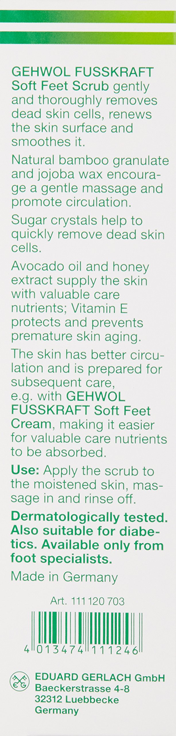 GEHWOL Soft Feet Scrub, 4.4 oz - BeesActive Australia