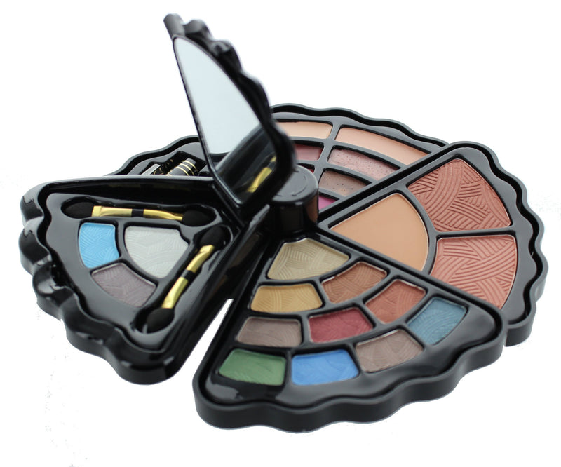 BR Makeup set - Eyeshadows, blush, lip gloss, mascara and more Black - BeesActive Australia