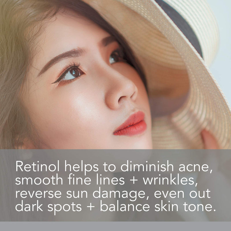 Retinol Face Serum by Pure Body Naturals - Retinol Serum with Witch Hazel, Myrtle Oil, and Ginseng - Age-Defying Wrinkle Cream and Dark Spot Corrector for Eye, Skin, and Face Wrinkles - 1 Fl Oz 1 Pack - BeesActive Australia