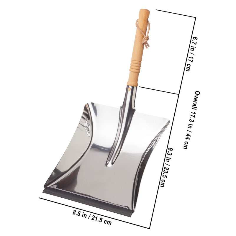 REDECKER Horsehair Fiber Hand Brush and Dust Pan Set, Heavy Duty Broom and Dustpan Combo for Home and Outdoor, Oiled Beechwood Handles, Large Capacity Stainless Steel Dust Pan, Made in Germany Horsehair Fiber, Beech & Stainless Steel - BeesActive Australia