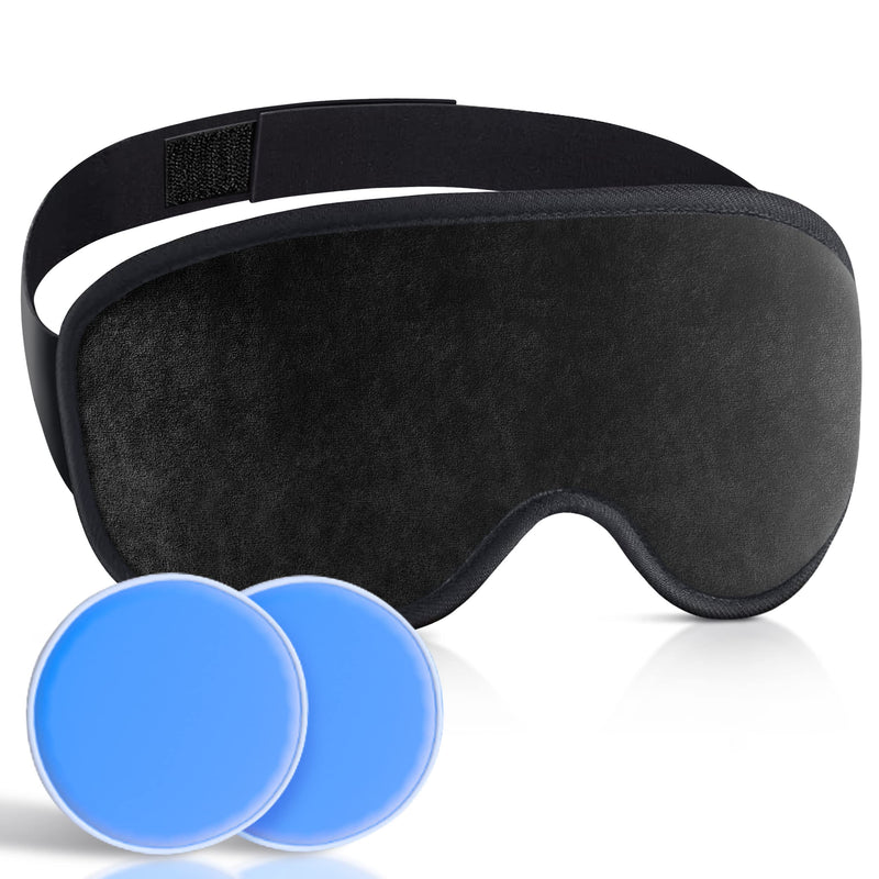 Medipaq� Deluxe Magnetic Gel Eye Mask - HOT or Cold - Reduce Swelling, Dark Circles, Wrinkles, Migraines Relief, Hayfever Relief, Sleep Mask, Headache Relief or Tired Puffy Eyes - Cooling Eye Mask - BeesActive Australia