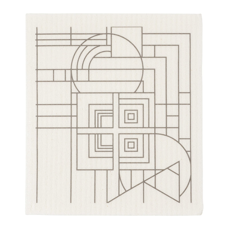 KAF Home Frank Lloyd Wright Swedish Dish Cloths (6.7 x 7.5-inch) - Set of 3 Reusable, Absorbent Cellulose Sponge Towels for Kitchen, Cleaning Counters, and Washing Dishes (December Gifts) - BeesActive Australia