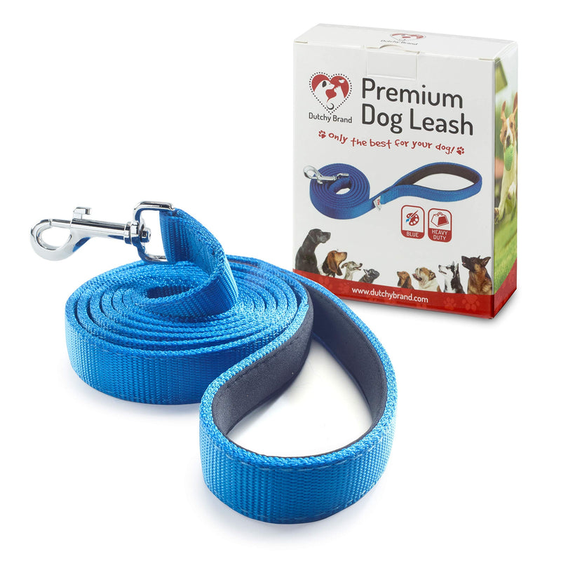 Dog Leash for Medium, Large and Small Dogs - 6 Foot Dog Leashes for Training and Daily Walks - Durable Sizes in Lightweight and Heavy Duty for Small and Large Breeds 2-Layer Blue - BeesActive Australia