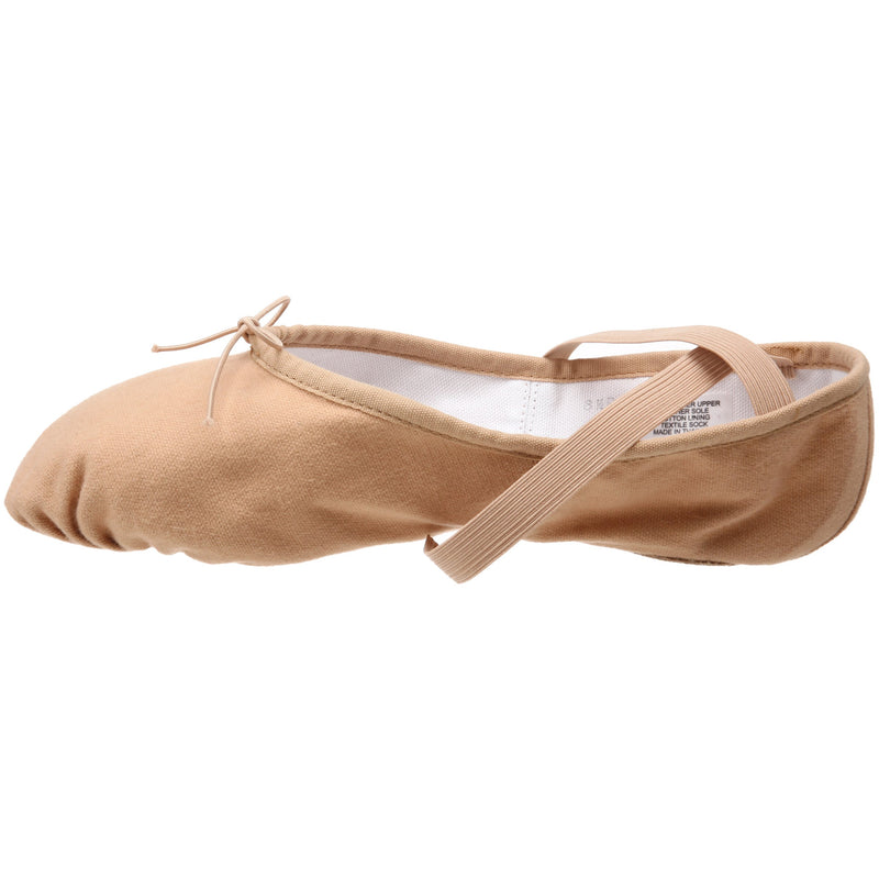 [AUSTRALIA] - Bloch Women's Pump Split Sole Canvas Ballet Shoe/Slipper, Flesh, 5 D US 