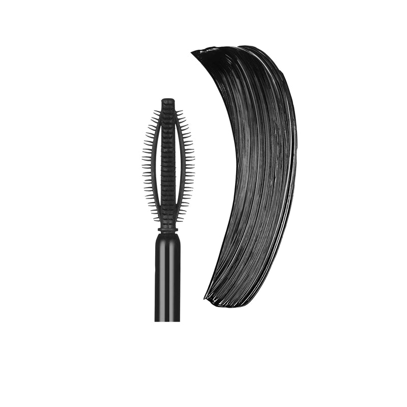 Volumizing & Lengthening Gel Mascara with 4-way Brush Wand - UNDONE BEAUTY Indielash Mascara. Buildable Formula for Lash Volume, Plumping & Separating. Castor Oil, Vegan + Cruelty Free. TRUE BLACK - BeesActive Australia