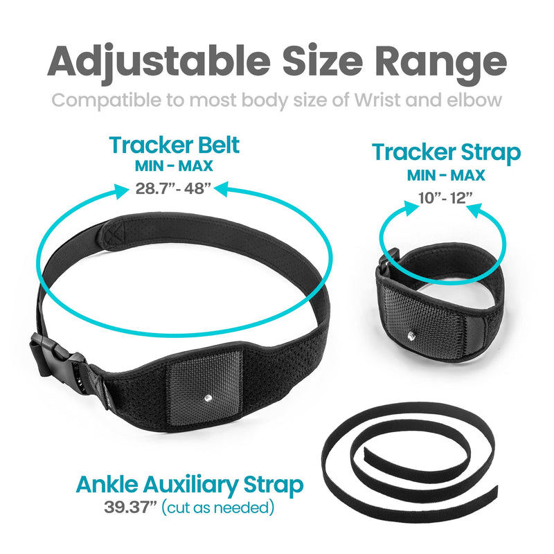 Vive Tracker Belt Vive Tracker Straps for or HTC Vive System Tracker Pucks,1TrackBelt 2 TrackStraps 1 Ankle Strap, Full Body Tracking,Adjustable,Structure and Material Upgrade - BeesActive Australia