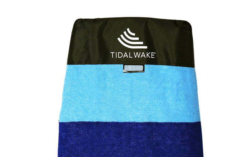 Tidal Wake TAG-IT Snub Nose Surf & Wake Board Sock Bag with Built-in Name Tag 58", Tag Your Bag - Personalize with Your Name! Blue - BeesActive Australia